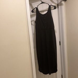 Comfortable and cute black casual dress